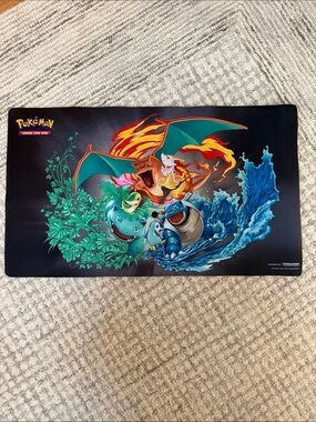 Pokemon trading card mat